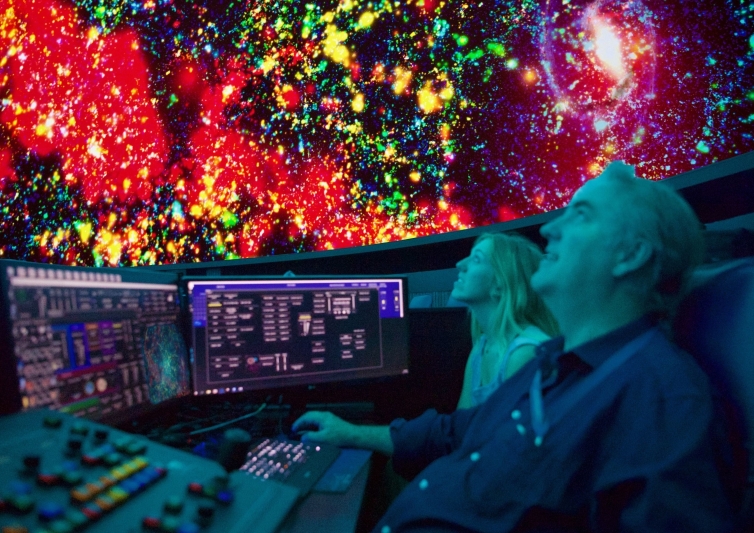 Digital dome data visualisation