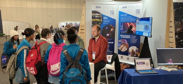 IDIA communications and outreach booth