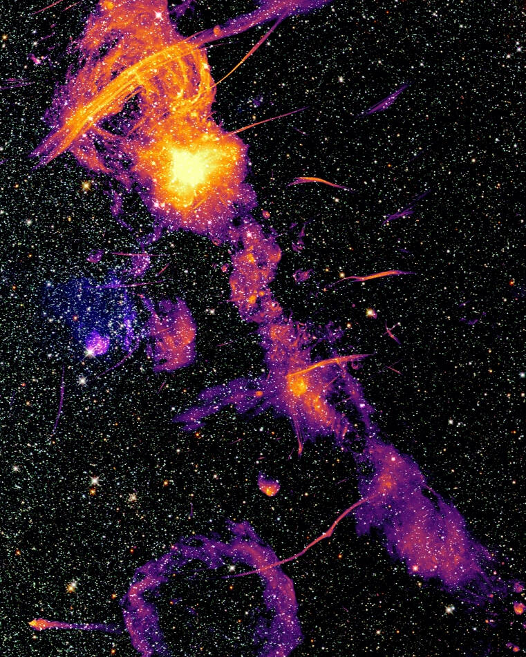 MeerLICHT and MeerKAT Galactic Centre science image