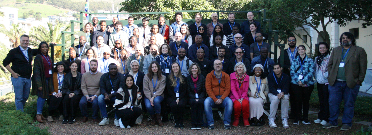 IDIA staff and researchers at a research retreat